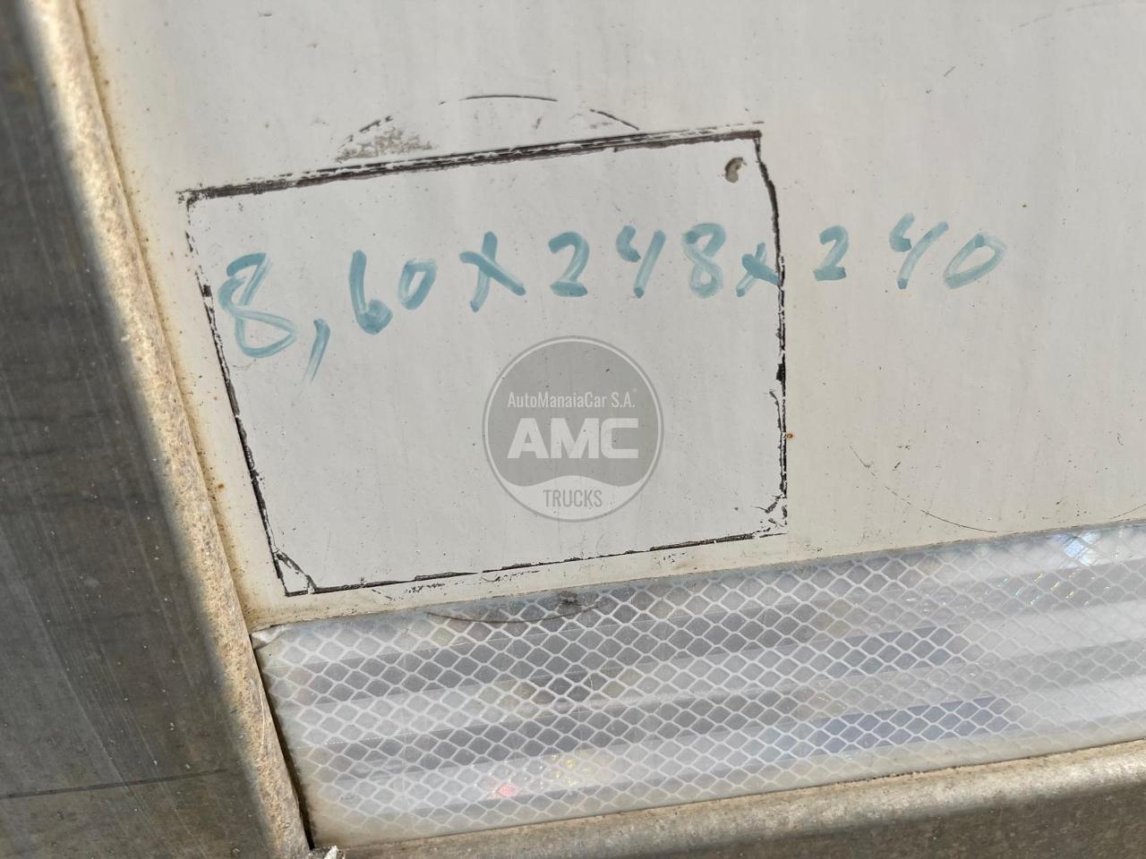 CAIXA FECHADA TIPO FURGÃO 8.60 X 2.48 X 2.50