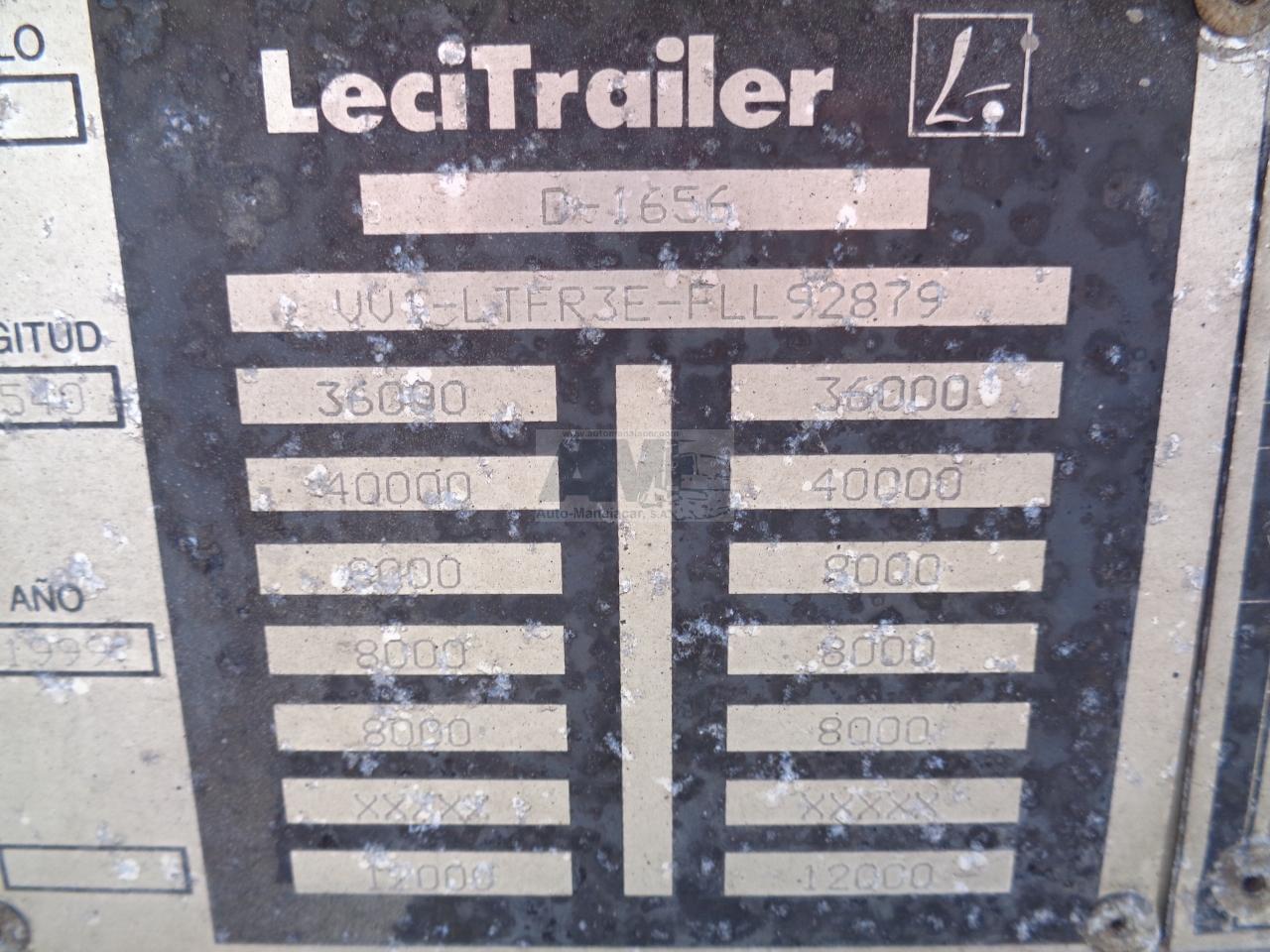 SEMI-REBOQUE LECITRAILER LTP-3ES EM CHASSI