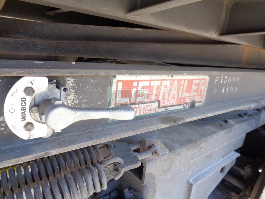 2X REBOQUE LISTRAILER CTT88 2 EIXOS CAIXA FECHADA AMOVÍVEL 18 TON