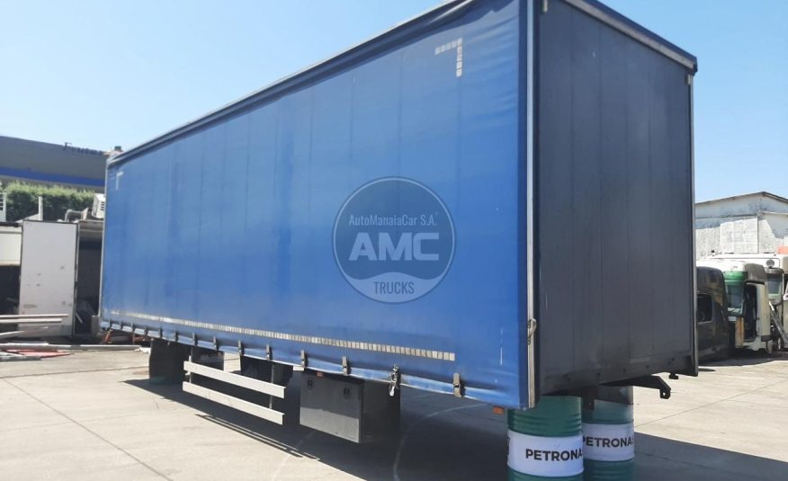 CAIXA DE CORTINAS DESLIZANTES C/ 2 PORTA TRASEIRAS 8.90 X 2.47 X 2.60/2.70