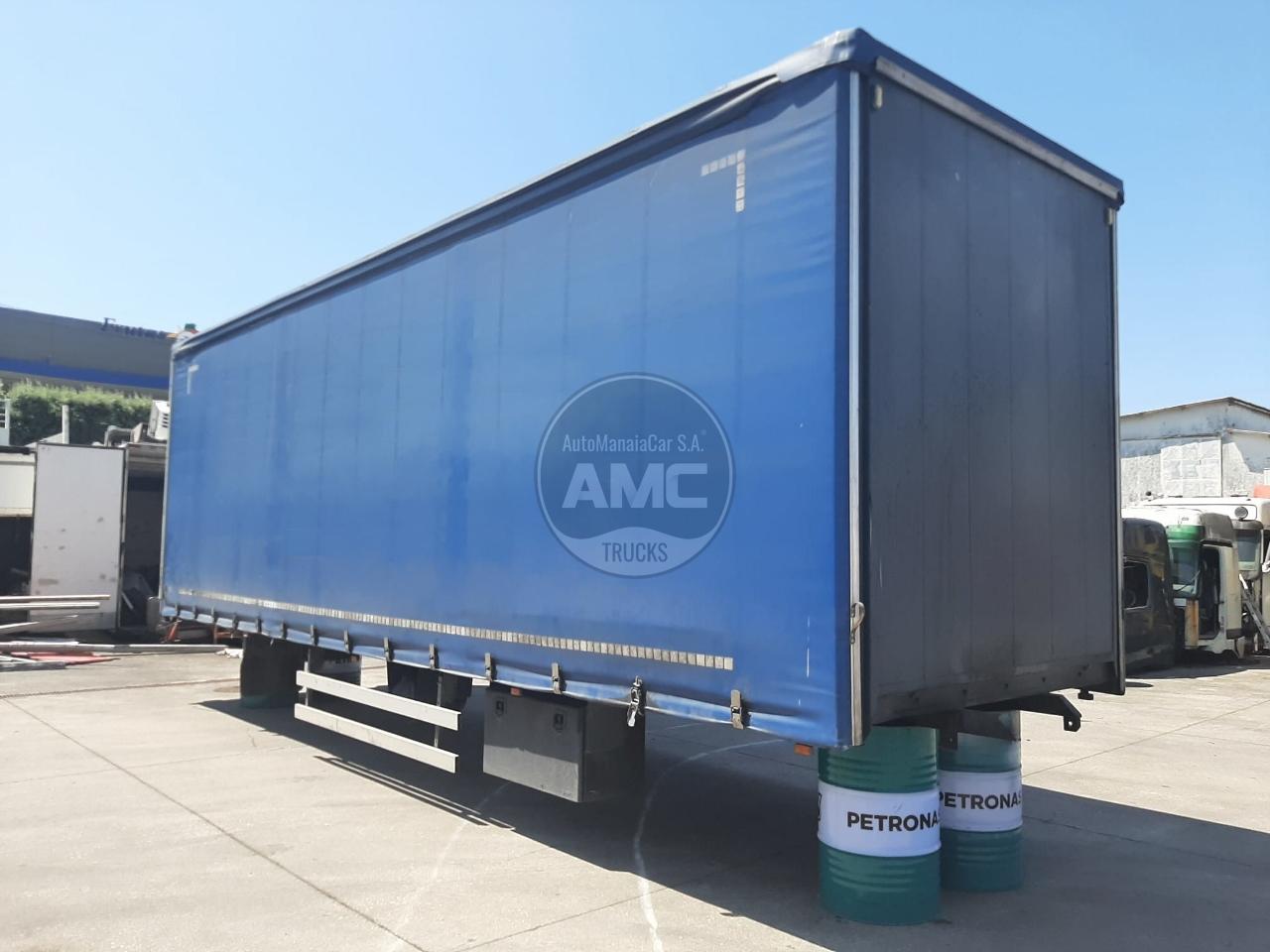 CAIXA DE CORTINAS DESLIZANTES C/ 2 PORTA TRASEIRAS 8.90 X 2.47 X 2.60/2.70