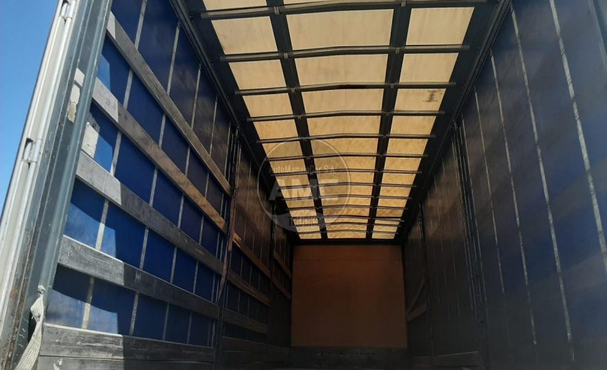 CAIXA DE CORTINAS DESLIZANTES C/ 2 PORTA TRASEIRAS 8.90 X 2.47 X 2.60/2.70