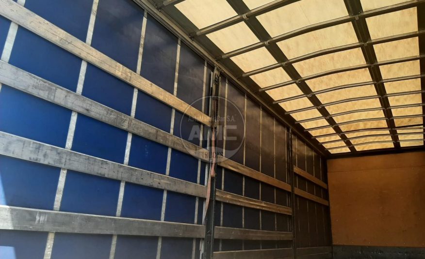 CAIXA DE CORTINAS DESLIZANTES C/ 2 PORTA TRASEIRAS 8.90 X 2.47 X 2.60/2.70