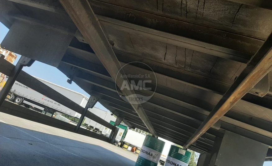 CAIXA DE CORTINAS DESLIZANTES C/ 2 PORTA TRASEIRAS 8.90 X 2.47 X 2.60/2.70