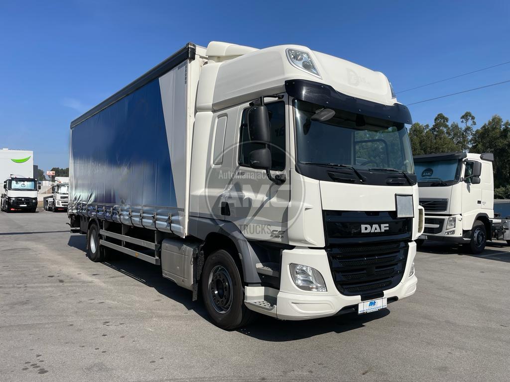 DAF CF 290 EURO6 SUPER SPACE CAB 4X2 CAIXA CORTINAS 8.00 X 2.47 X 2.70