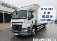 DAF LF 290 EURO6 4X2 259.000KM 2020 MED. CAIXA: 8.60 X 2.48 X 2.55