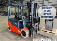 EMPILHADOR TOYOTA 8FBMT35 ELETRICO 2015 3500KG CARGA