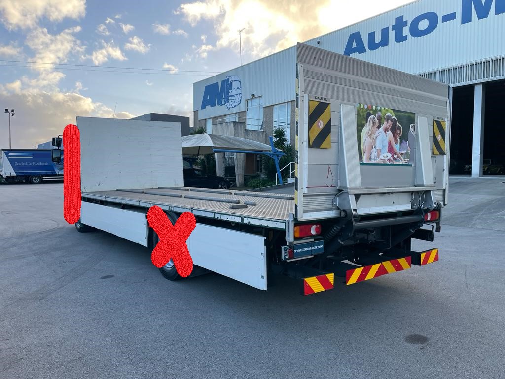 CAIXA TIPO ESTRADO + PLATAFORMA TRASEIRA + CAIXA DE ARMAZENAMENTO DE BOTIJAS DE GÁS