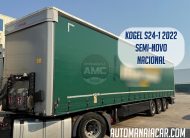 SEMI-REBOQUE KOGEL S24-1 3 EIXOS CORTINAS ANTI-ROUBO 2022 SEMI NOVO NACIONAL
