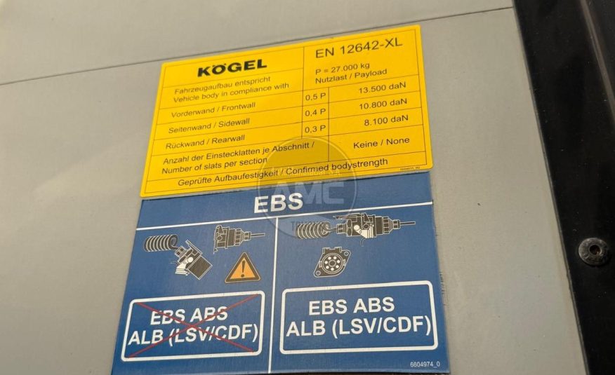 SEMI-REBOQUE KOGEL S24-1 3 EIXOS CORTINAS ANTI-ROUBO 2022 SEMI NOVO NACIONAL