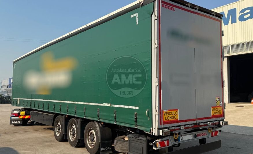 SEMI-REBOQUE KOGEL S24-1 3 EIXOS CORTINAS ANTI-ROUBO 2022 SEMI NOVO NACIONAL
