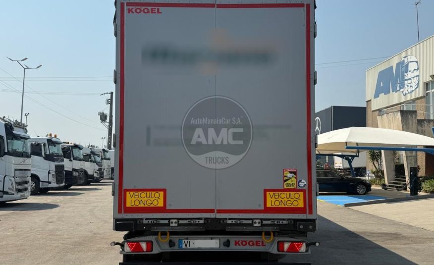 SEMI-REBOQUE KOGEL S24-1 3 EIXOS CORTINAS ANTI-ROUBO 2022 SEMI NOVO NACIONAL