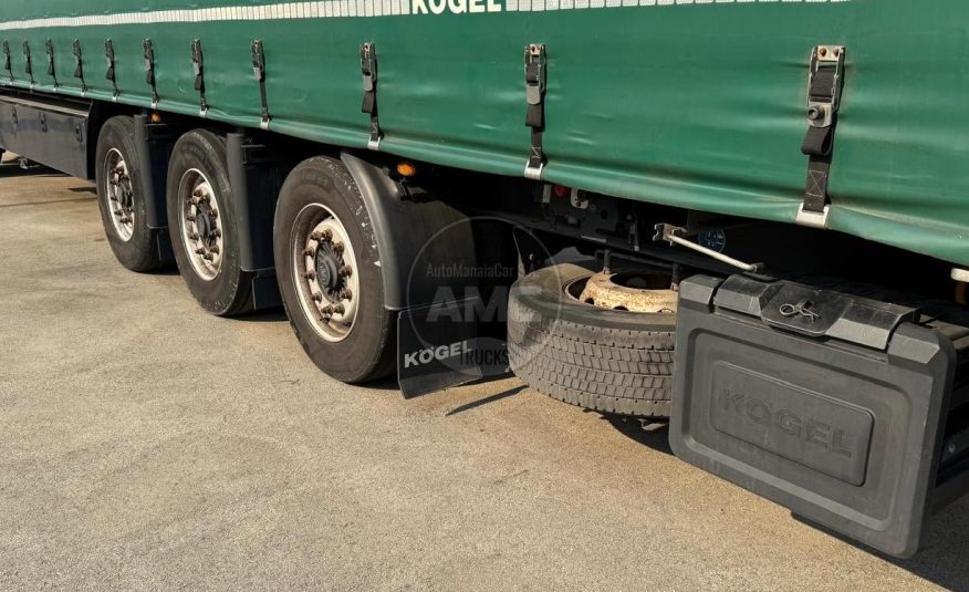 SEMI-REBOQUE KOGEL S24-1 3 EIXOS CORTINAS ANTI-ROUBO 2022 SEMI NOVO NACIONAL
