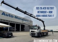 MAN TGS 26.420 EURO6 6X2 RETARDER ADR 2017 C/ GRUA HIAB X-HIDUO 258 E-7