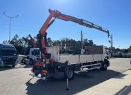 RENAULT PREMIUM C280 EURO6 4X2 19TON CAIXA ABERTA/ESTRADO GRUA PALFINGER PK 16002C