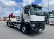 RENAULT C380 EURO6 6X2 COM GRUA FASSI 11.2016