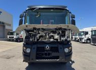 RENAULT C380 EURO6 6X4 BI-BASCULANTE COM GRUA 3 LUGARES 2015