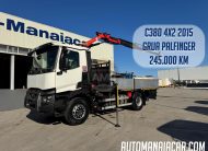 RENAULT C380 EURO6 4X2 2015 COM GRUA PALFINGER PK 12002 EH