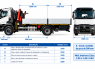 RENAULT C380 EURO6 4X2 2015 COM GRUA PALFINGER PK 12002 EH