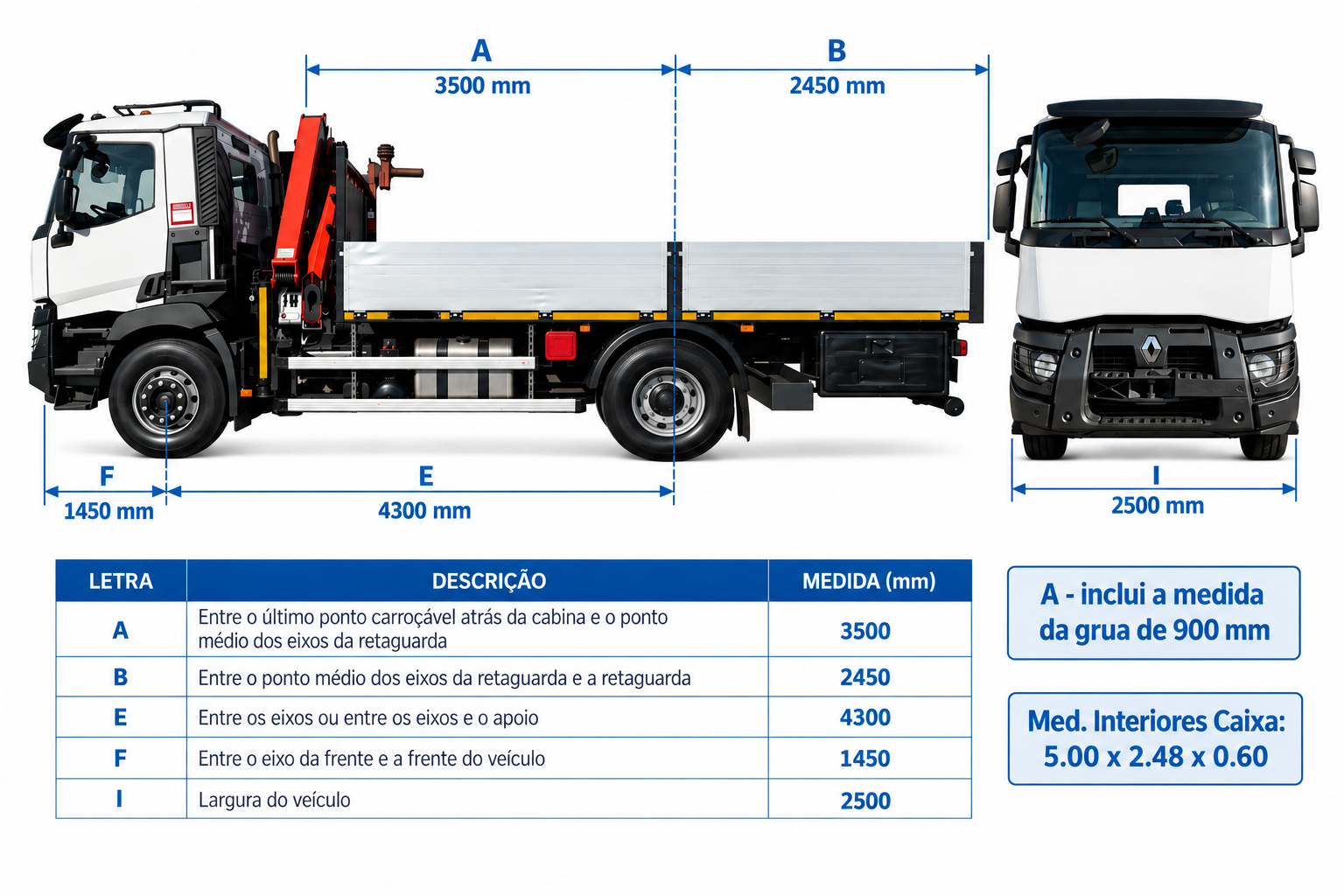 RENAULT C380 EURO6 4X2 2015 COM GRUA PALFINGER PK 12002 EH