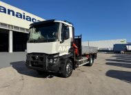 RENAULT C380 EURO6 4X2 2015 COM GRUA PALFINGER PK 12002 EH