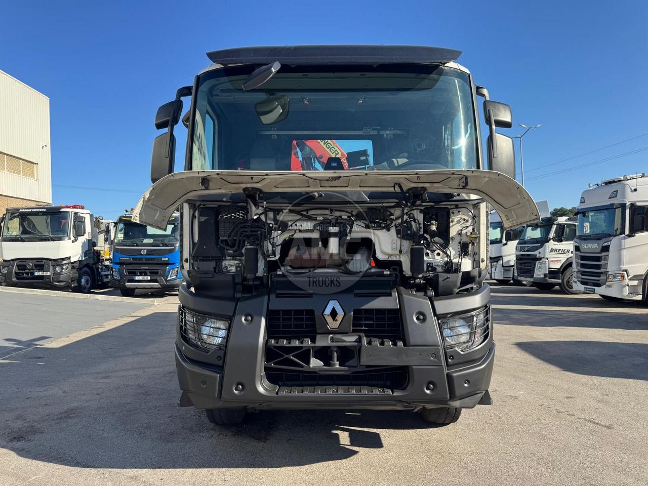 RENAULT C380 EURO6 4X2 2015 COM GRUA PALFINGER PK 12002 EH