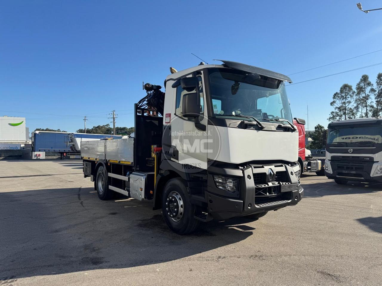 RENAULT C380 EURO6 4X2 2015 COM GRUA PALFINGER PK 12002 EH
