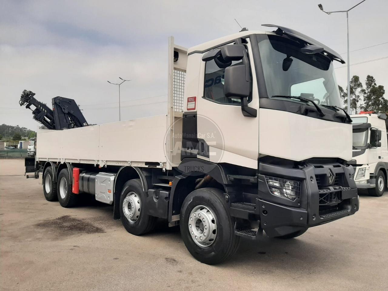RENAULT C430 EURO6 8X4 2018 GRUA HIAB X-HIDUO 228 ES-5