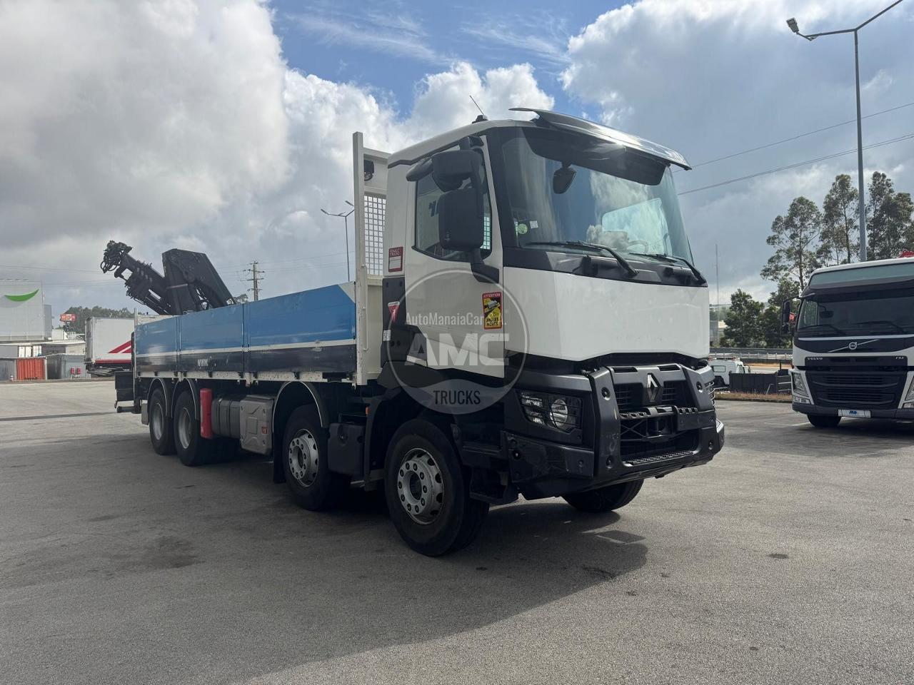 RENAULT C430 EURO6 8X4 2018 GRUA HIAB X-HIDUO 228 ES-5