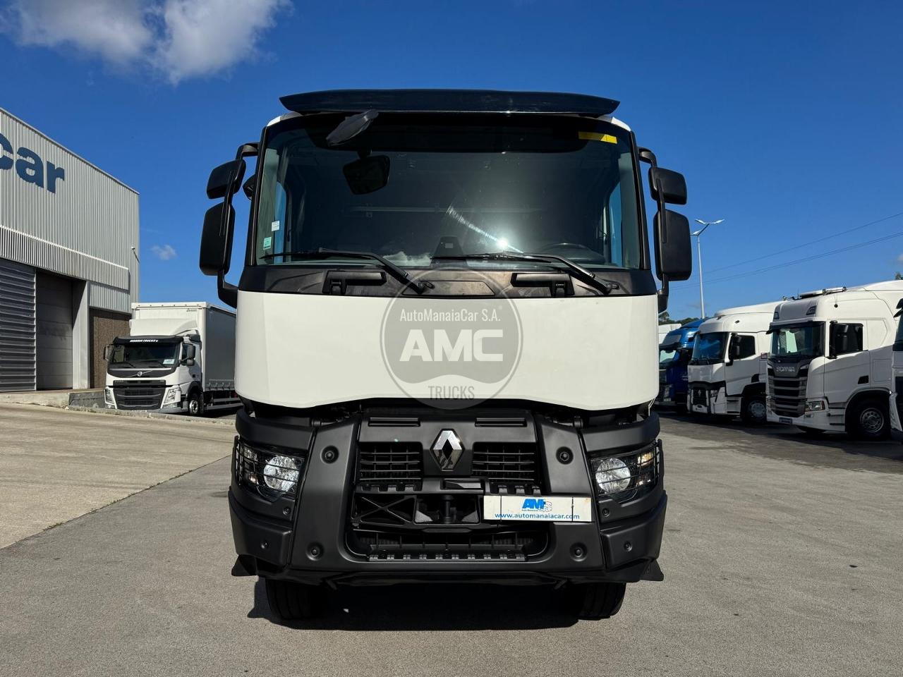 RENAULT C460 EURO6 6X4 07/2016 C/GRUA PALFINGER PK 22002EH RETARDER E REDUÇÃO AOS CUBOS