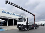 RENAULT C460 EURO6 6X4 07/2016 C/GRUA PALFINGER PK 22002EH RETARDER E REDUÇÃO AOS CUBOS