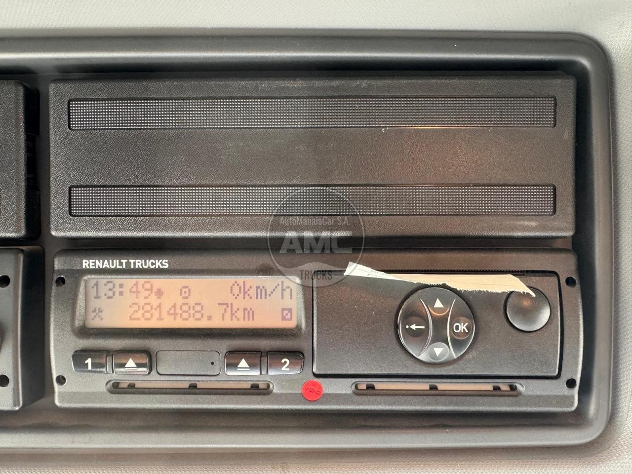 RENAULT C460 EURO6 6X4 07/2016 C/GRUA PALFINGER PK 22002EH RETARDER E REDUÇÃO AOS CUBOS