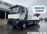RENAULT C460 E6 8X4 ÚLTIMO EIXO DIRECCIONAL E ELEVAR | 210.000km I HISTÓRICO MANUTENÇÃO NA MARCA