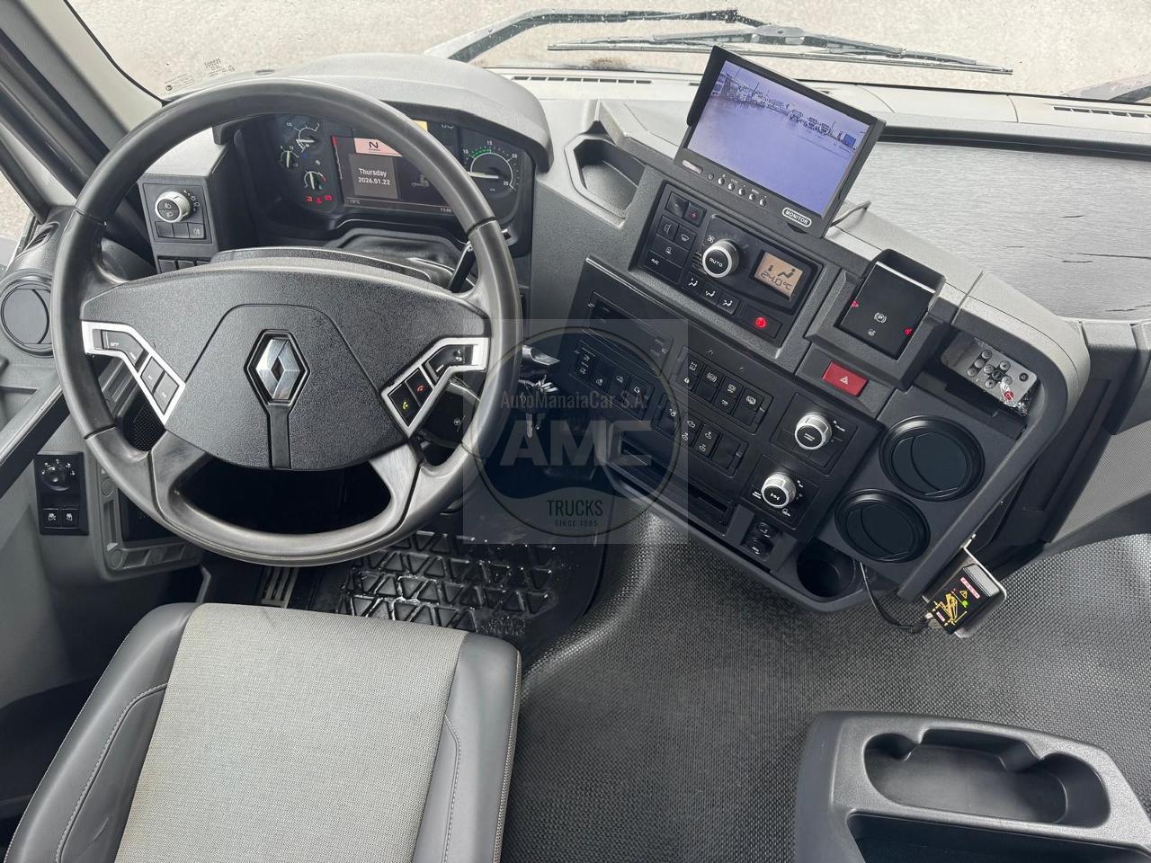 RENAULT C460 E6 8X4 ÚLTIMO EIXO DIRECCIONAL E ELEVAR | 210.000km I HISTÓRICO MANUTENÇÃO NA MARCA