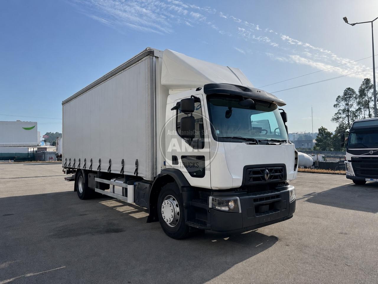 RENAULT D19 280 EURO6 4X2 11/2019 CAIXA DE CORTINAS DESLIZANTES 332.000KM