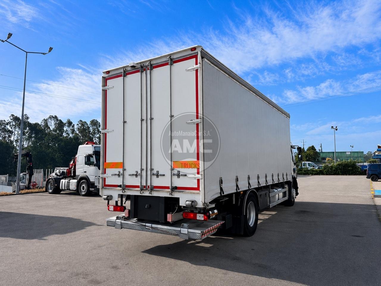 RENAULT D19 280 EURO6 4X2 11/2019 CAIXA DE CORTINAS DESLIZANTES 332.000KM