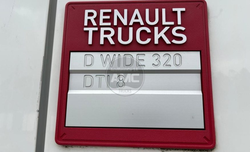 RENAULT D19 320 EURO6 4X2 19TON 11/2021 SÓ 140.000 KM