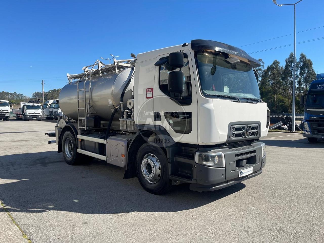 RENAULT DTI11 C380 EURO6 4X2 2017 AUTO RETARDER, REDUÇÃO CISTERNA INOX PARA PRODUTOS ALIMENTARES