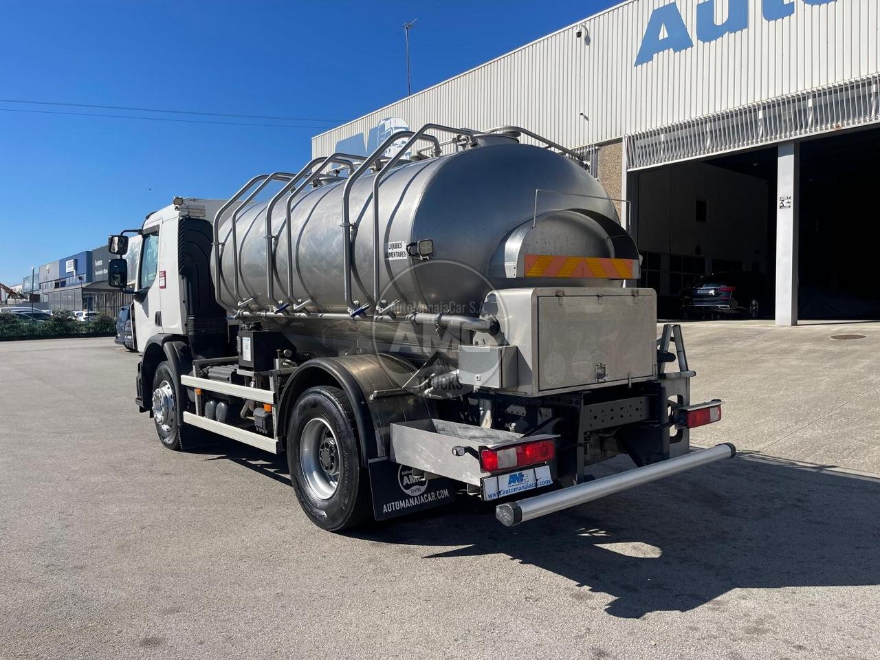 RENAULT DTI11 C380 EURO6 4X2 2017 AUTO RETARDER, REDUÇÃO CISTERNA INOX PARA PRODUTOS ALIMENTARES