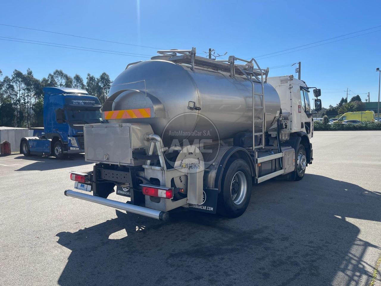 RENAULT DTI11 C380 EURO6 4X2 2017 AUTO RETARDER, REDUÇÃO CISTERNA INOX PARA PRODUTOS ALIMENTARES