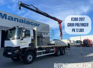 RENAULT K380 EURO6 6X4 2017 ESTRADO 7200 MM GRUA PALFINGER PK 17.001 SLD