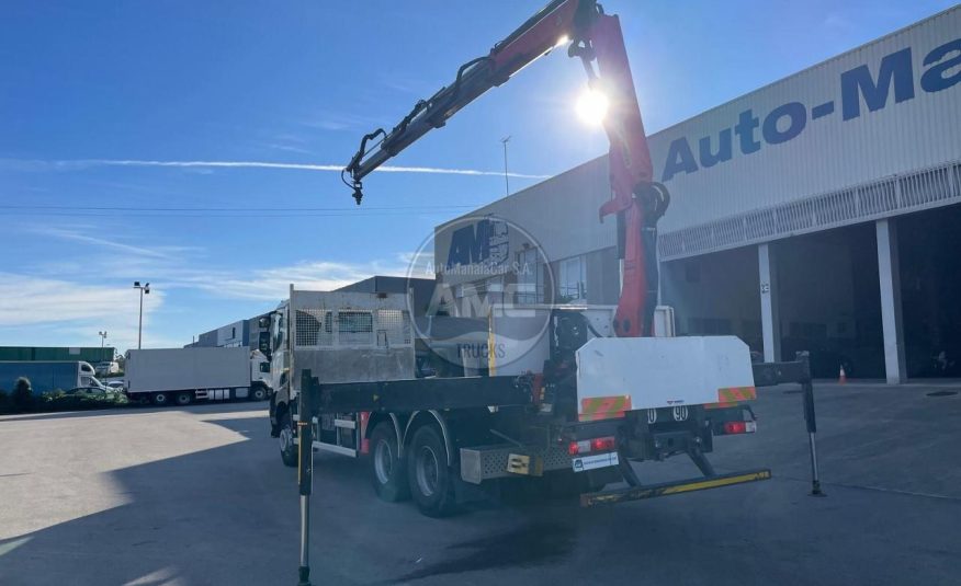 RENAULT K380 EURO6 6X4 2017 ESTRADO 7200 MM GRUA PALFINGER PK 17.001 SLD