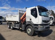 RENAULT KERAX 430DXi 6X4  BASCÚLA + GRUA
