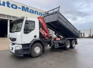 RENAULT PREMIUN LANDER 370 DXI 6X4 GRUA + BÁSCULA 297.000 KM