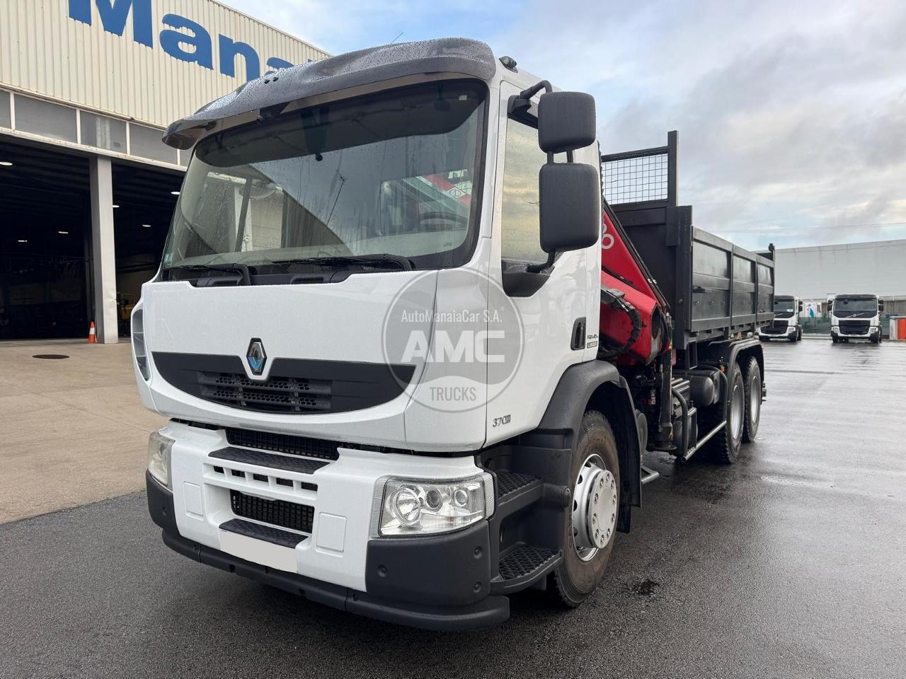 RENAULT PREMIUN LANDER 370 DXI 6X4 GRUA + BÁSCULA 297.000 KM