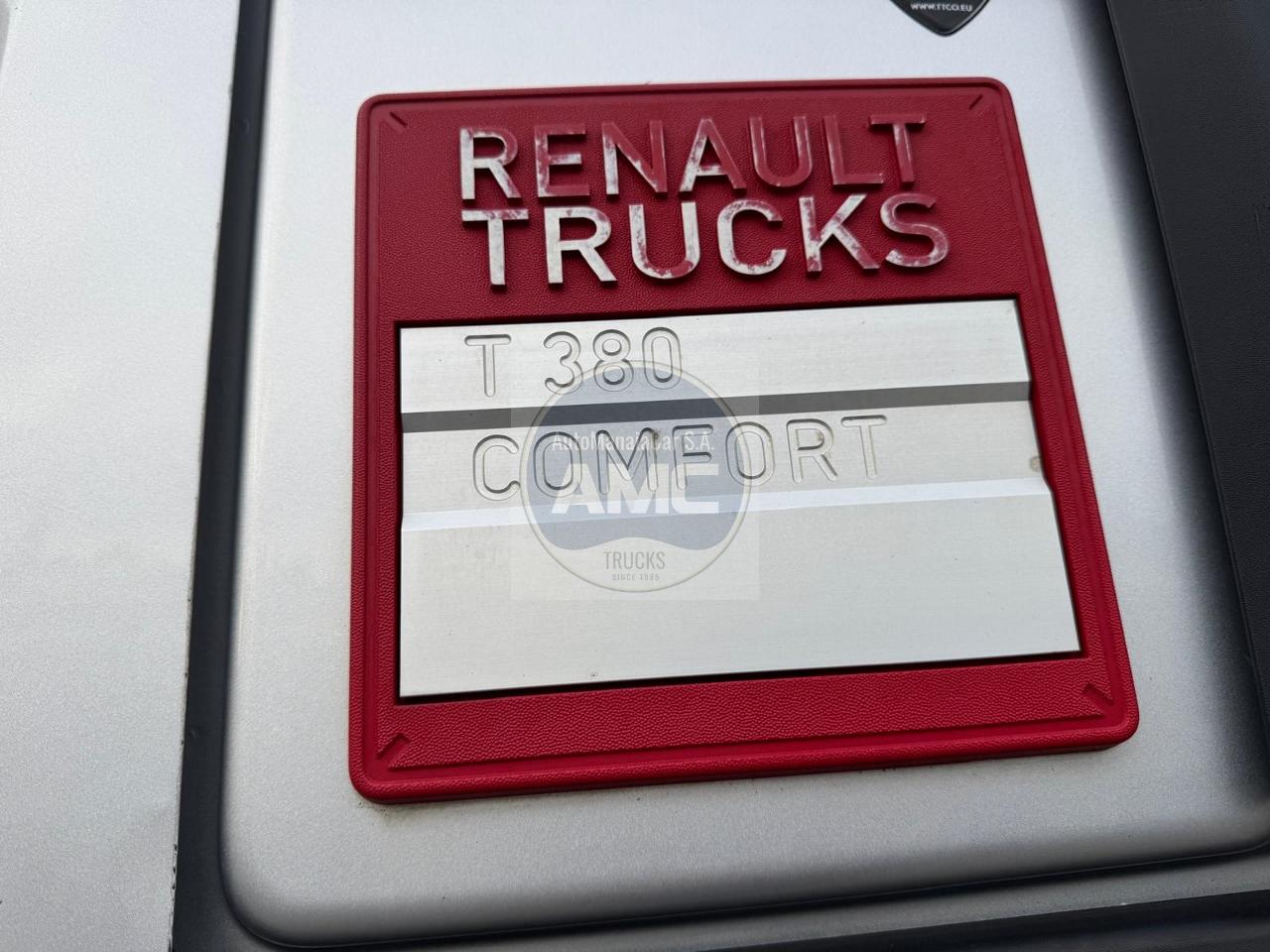 RENAULT T380 CABINE BAIXA EURO6 6X2 CAIXA CORTINAS 8.45 X 2.45 X 2.65 298.000KM