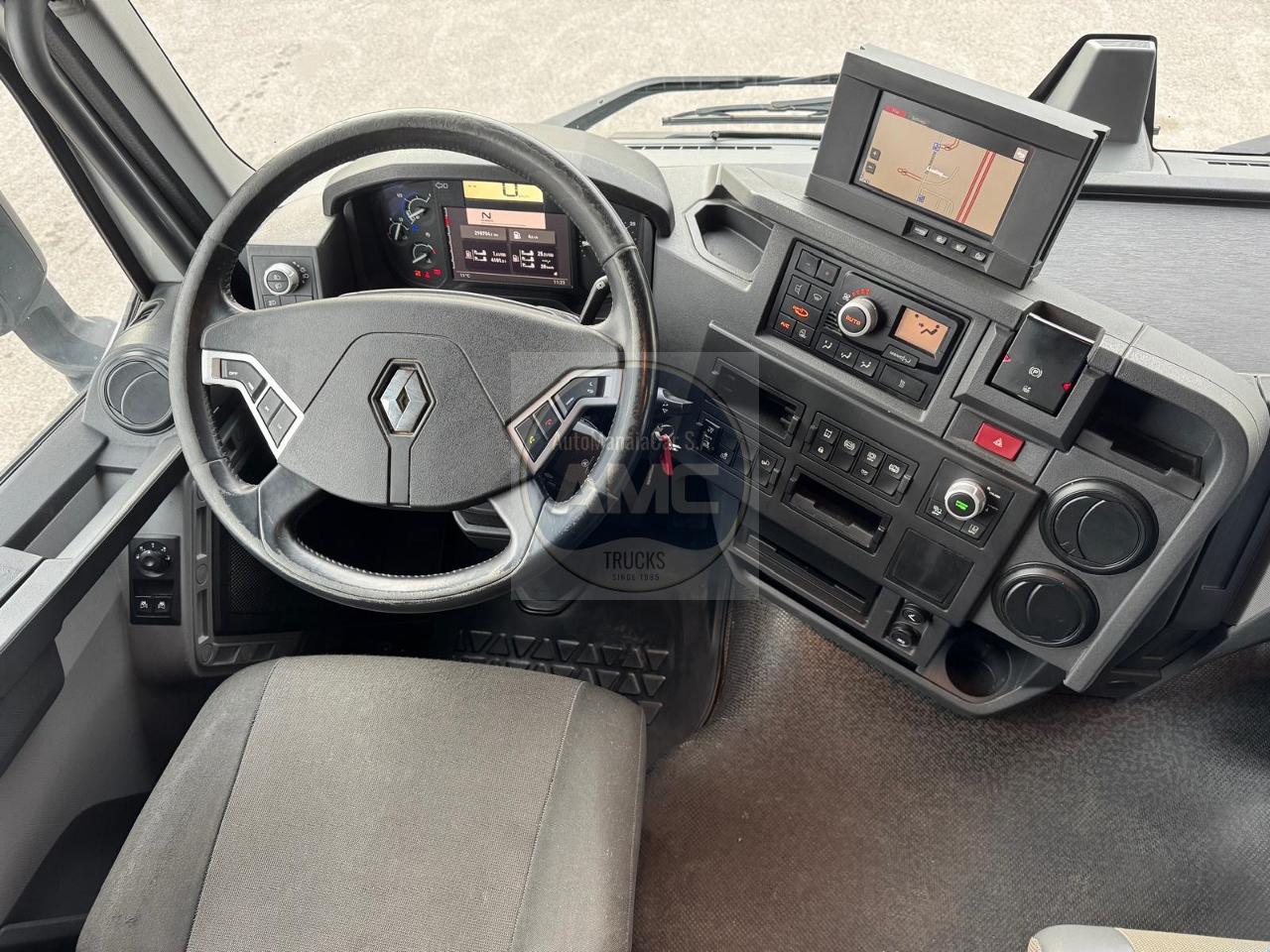 RENAULT T380 CABINE BAIXA EURO6 6X2 CAIXA CORTINAS 8.45 X 2.45 X 2.65 298.000KM