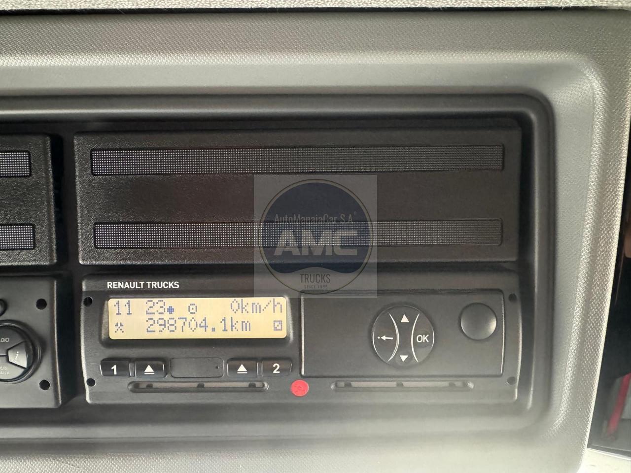 RENAULT T380 CABINE BAIXA EURO6 6X2 CAIXA CORTINAS 8.45 X 2.45 X 2.65 298.000KM