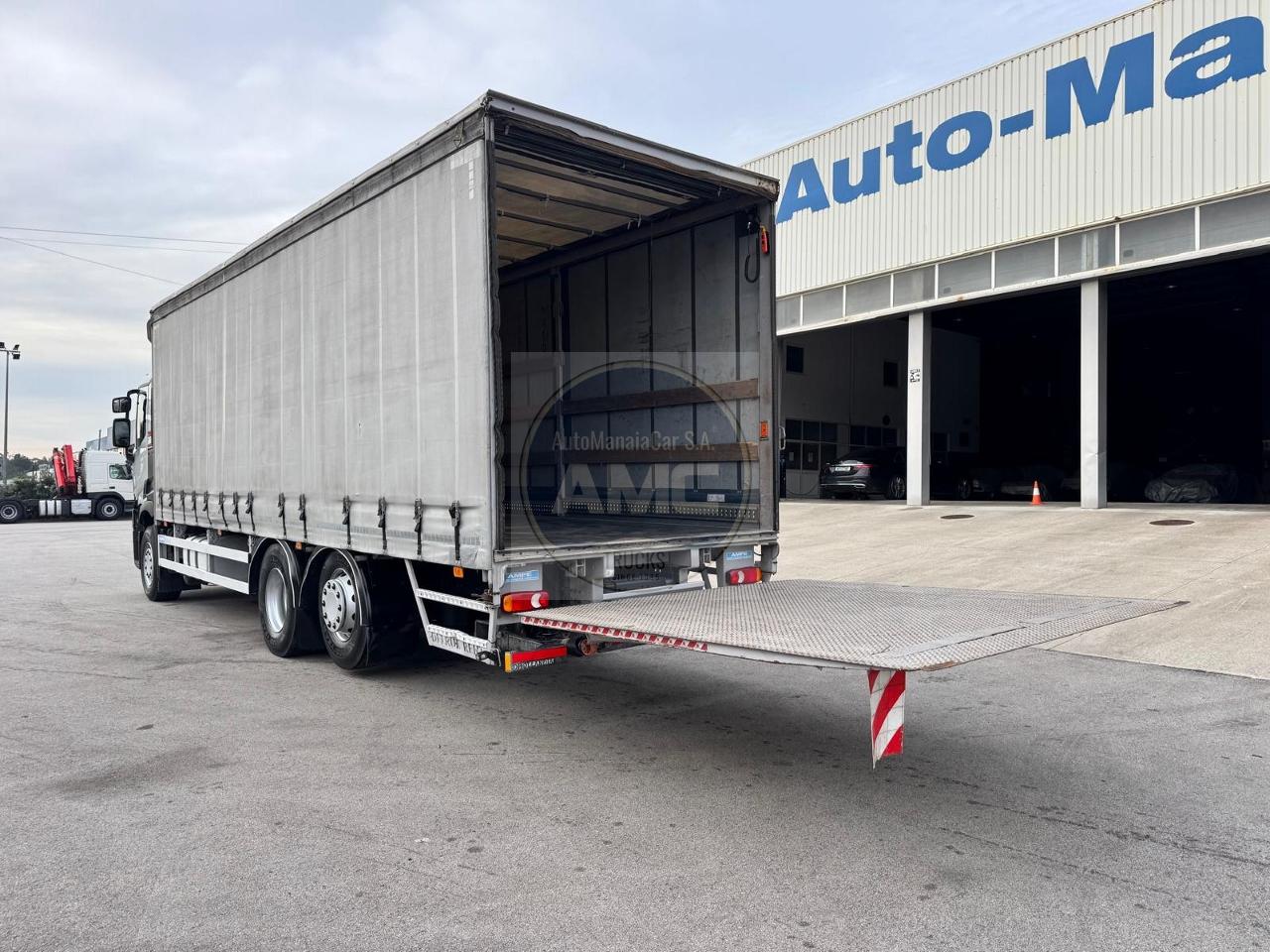 RENAULT T380 CABINE BAIXA EURO6 6X2 CAIXA CORTINAS 8.45 X 2.45 X 2.65 298.000KM