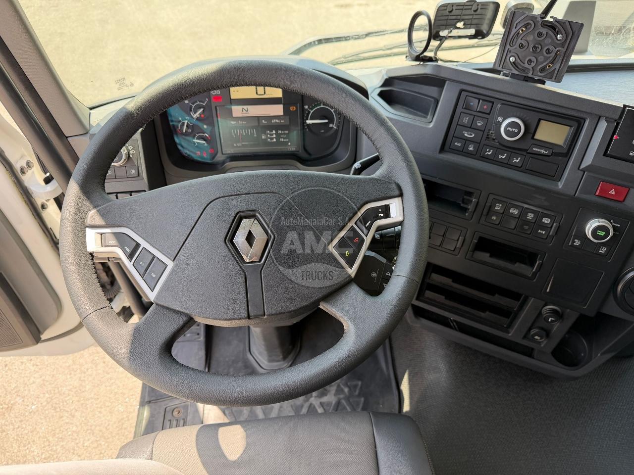 RENAULT T380 EURO6 6X2 2017 CAB. CAIXA CORTINAS 8.90 X 2.45 X 2.65